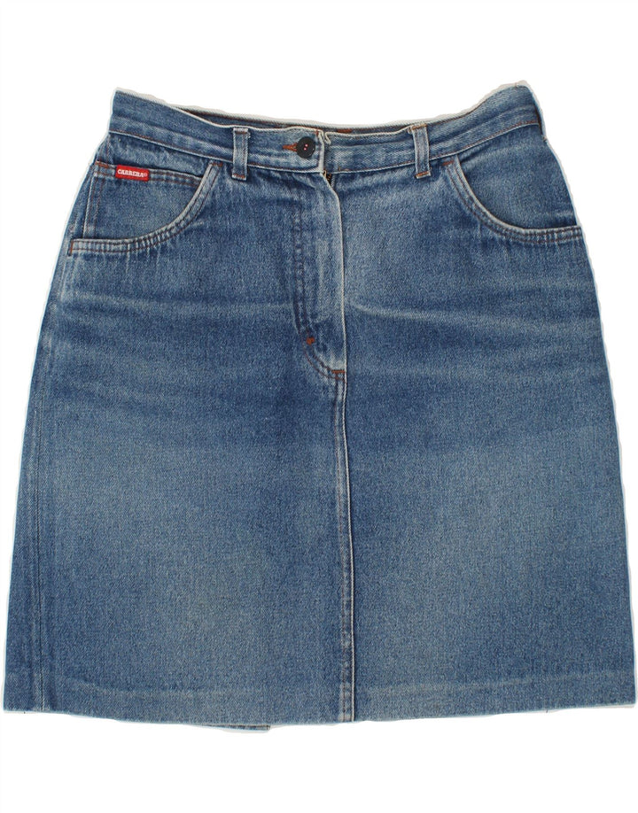 CARRERA Womens Denim Skirt W32 Large Blue Vintage Carrera and Second-Hand Carrera from Messina Hembry 