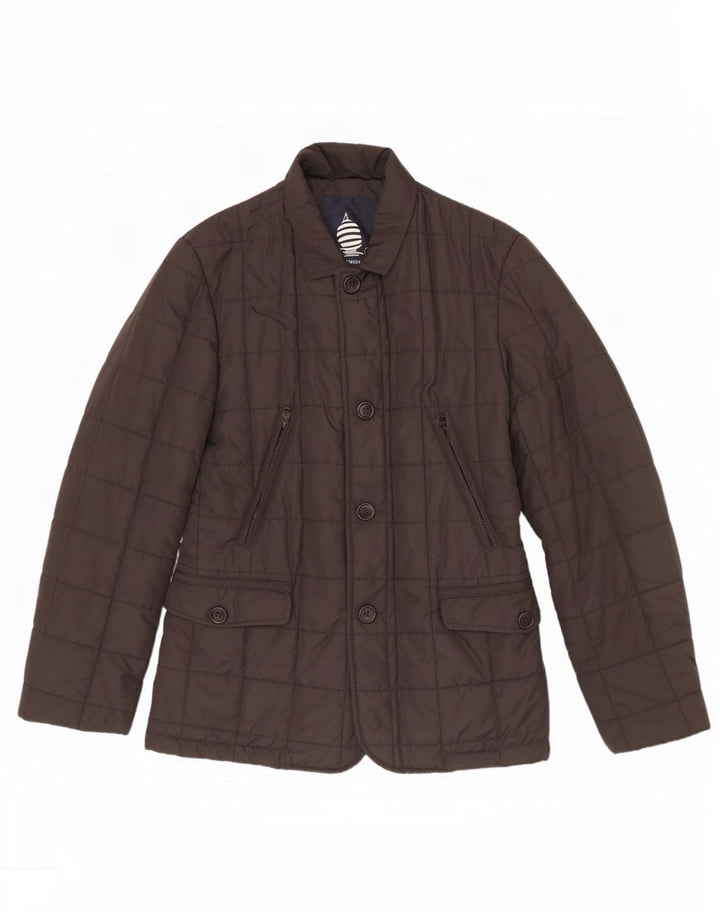 Marina Yachting Herren Wattierte Jacke IT 48 Mittelschwarzes Polyester
