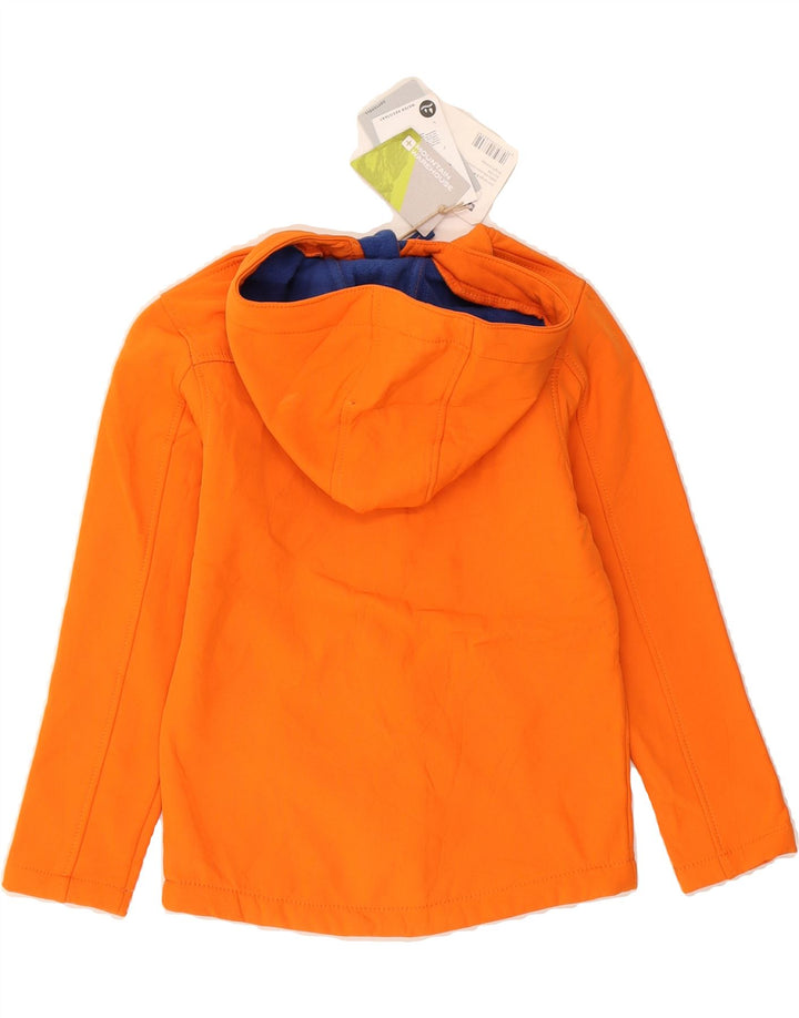 MOUNTAIN WAREHOUSE Boys Hooded Windbreaker Jacket 7-8 Years Orange Vintage Mountain Warehouse and Second-Hand Mountain Warehouse from Messina Hembry 