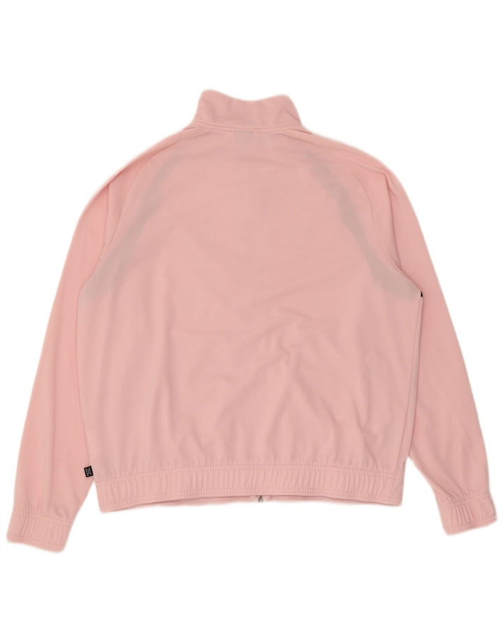Puma Damen-Trainingsanzug-Oberteil, übergroß, Jacke, Gr. 16, groß, rosa, Farbblock