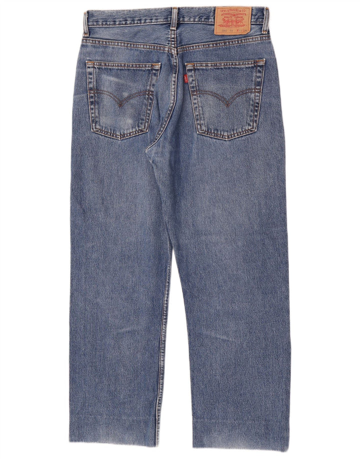 Levi's Herren 582 Straight Jeans W33 L28 Blaue Baumwolle