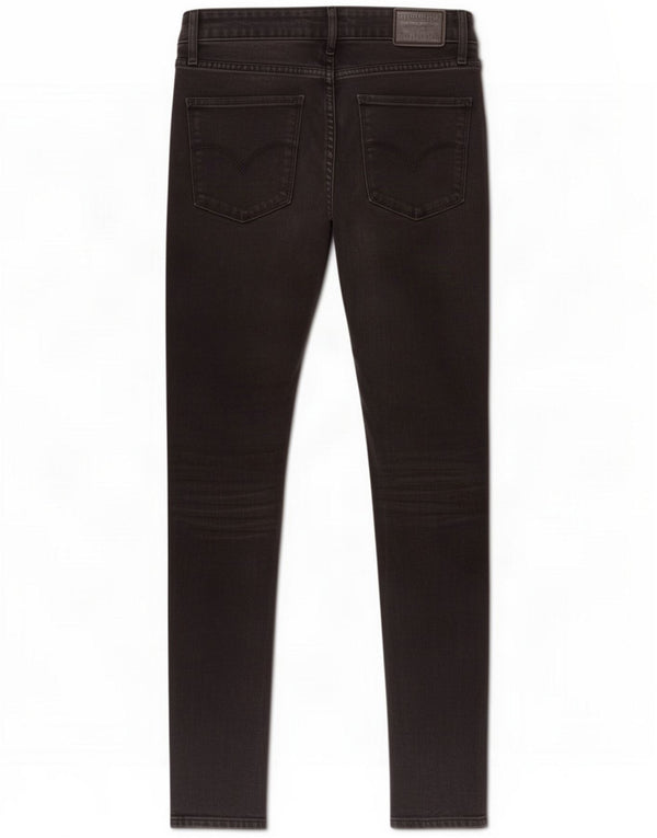 Levi's Damen 721 High Waist Skinny Jeans W27 L27 Schwarze Baumwolle