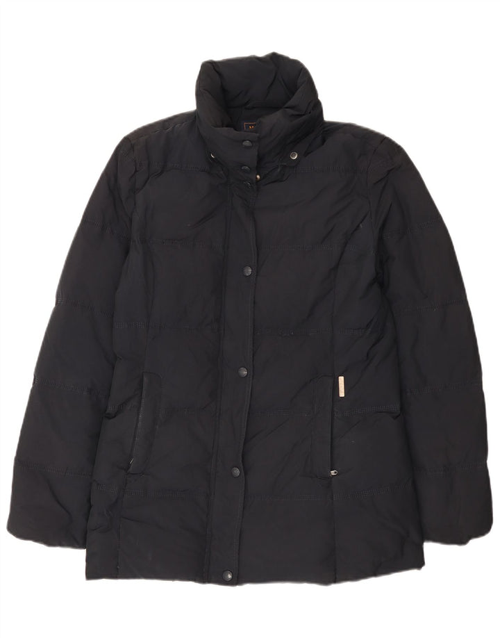 Woolrich Damen Wattierte Jacke UK 12 Medium Navy Blue