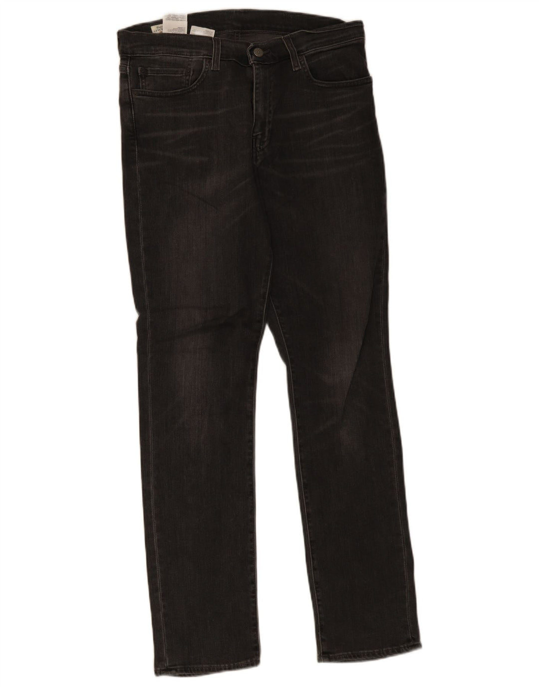 Levi's Herren 511 Slim Jeans W32 L32 schwarze Baumwolle