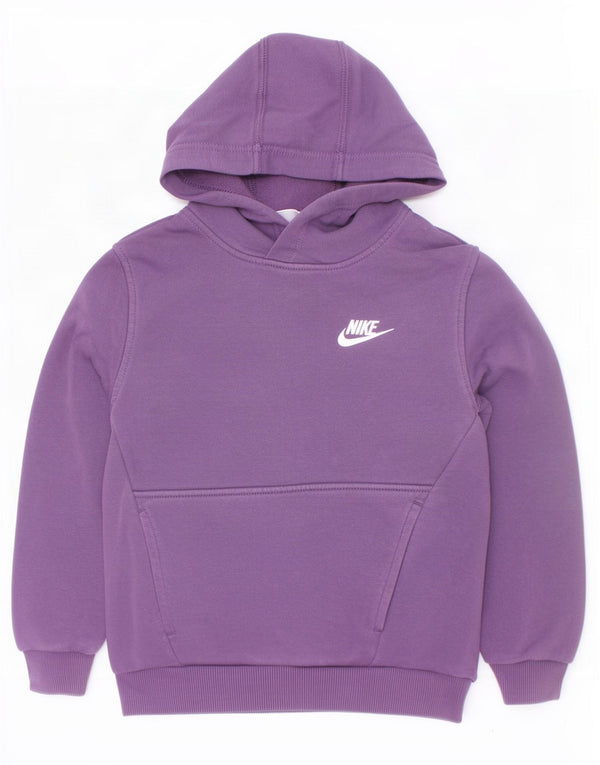 Nike Mädchen Kapuzenpullover, 6–7 Jahre, XS, Lila, Baumwolle