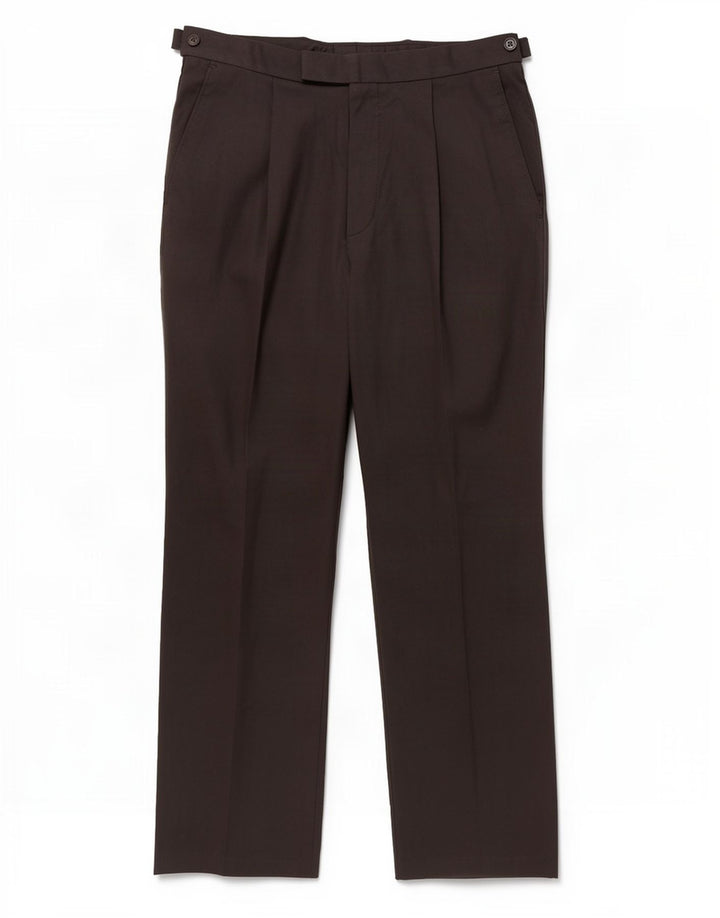 Marks & Spencer Herren-Anzughose mit Pegged-Anzug, W32, L31, schwarzes Polyester