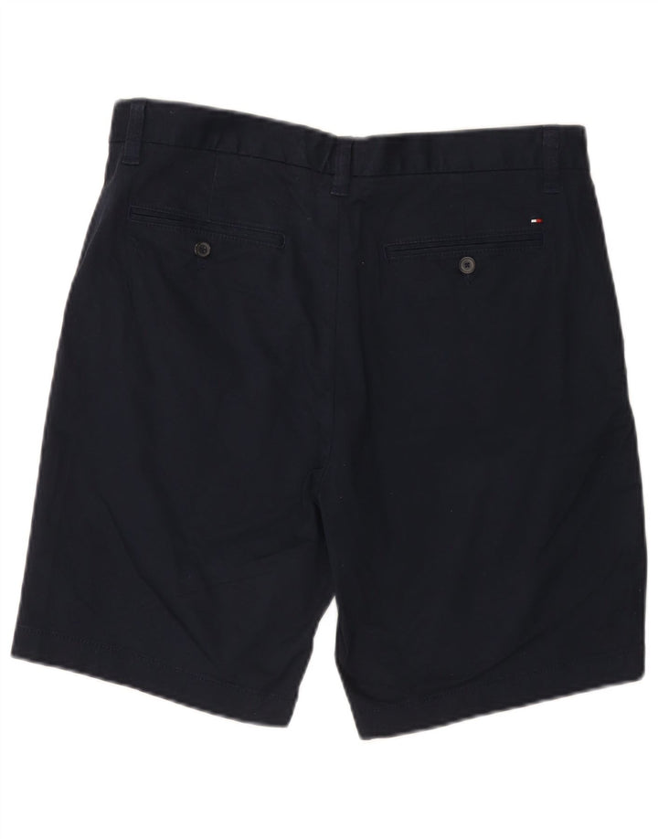 Tommy Hilfiger Herren Chino-Shorts W33 Mittelmarineblaue Baumwolle