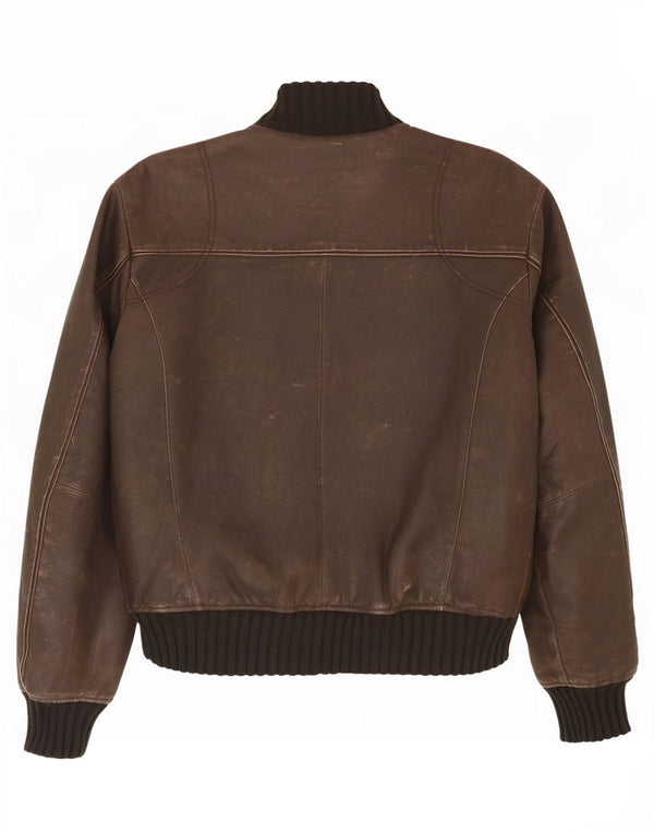 Conbipel Herren Bomber Lederjacke IT 56 2XL Braun