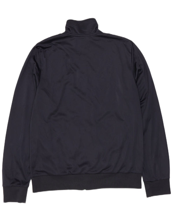 Lotto Mens Graphic Tracksuit Top Jacket UK 40/42 Large Navy Blue Polyester