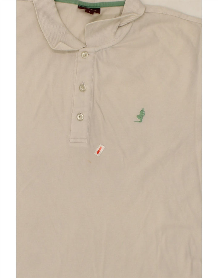 MARLBORO CLASSICS Mens Polo Shirt Large White Vintage Marlboro Classics and Second-Hand Marlboro Classics from Messina Hembry 