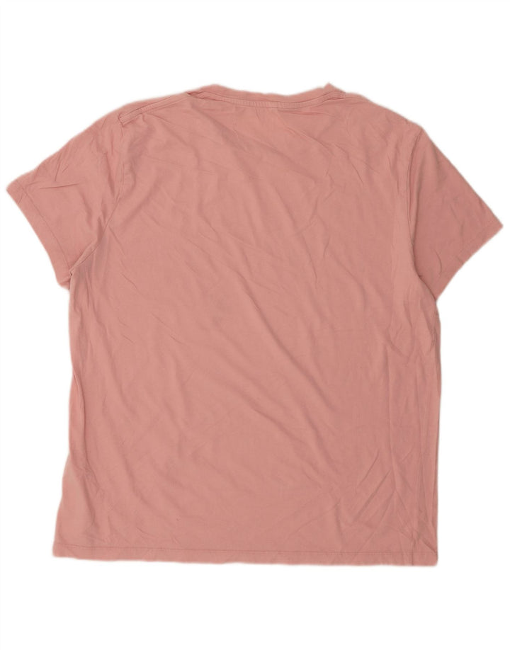 JACK WILLS Herren T-Shirt Top XL Rosa Baumwolle