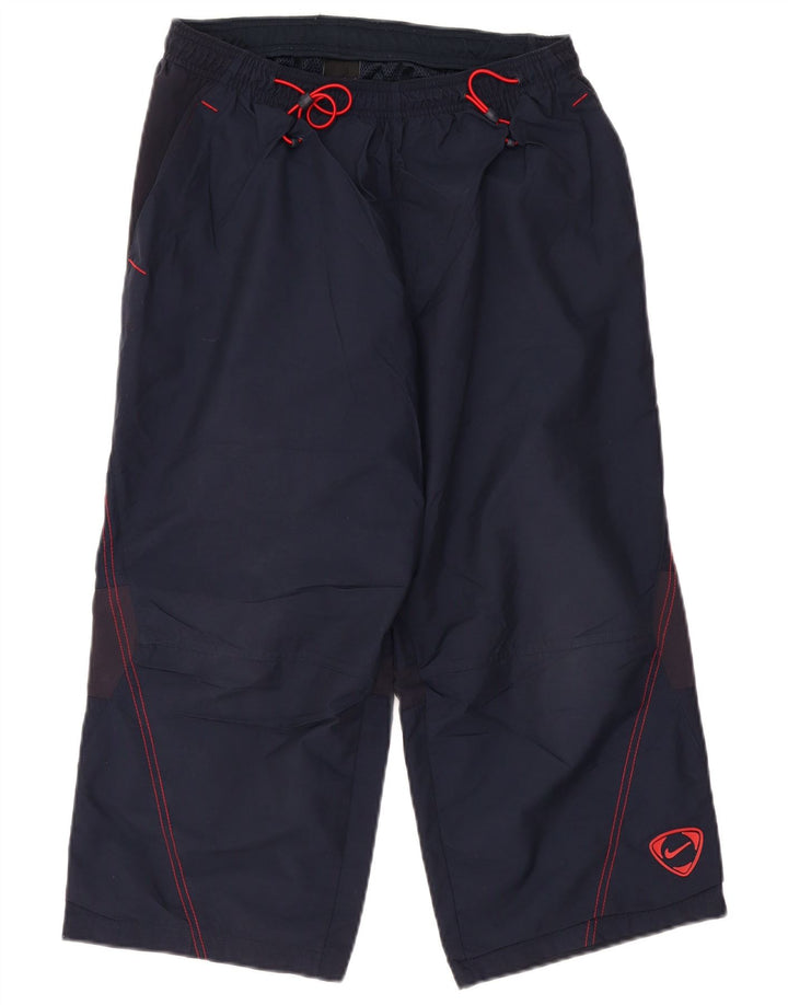 NIKE Capri-Trainingshose für Herren, mittelgroßes marineblaues Colourblock-Nylon