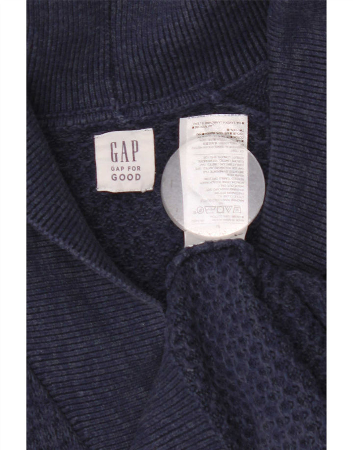 Gap Herren-Strickjacke, klein, marineblau, Baumwolle
