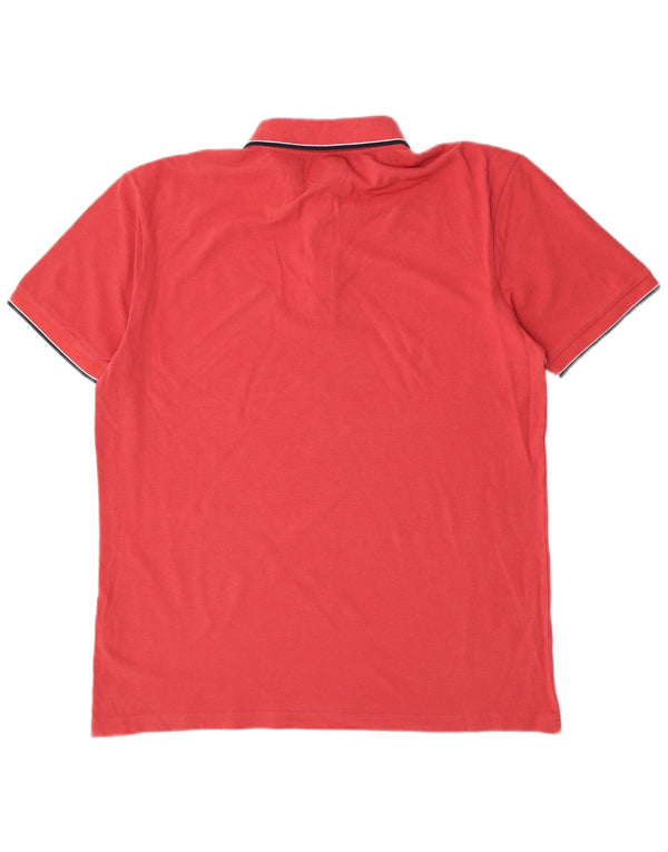 Kappa Herren Poloshirt 2XL Rosa Baumwolle
