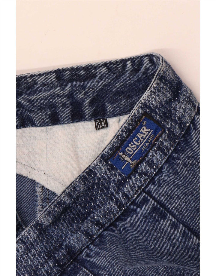 Vintage Damen Jeansrock IT 44 Medium W32 Blau