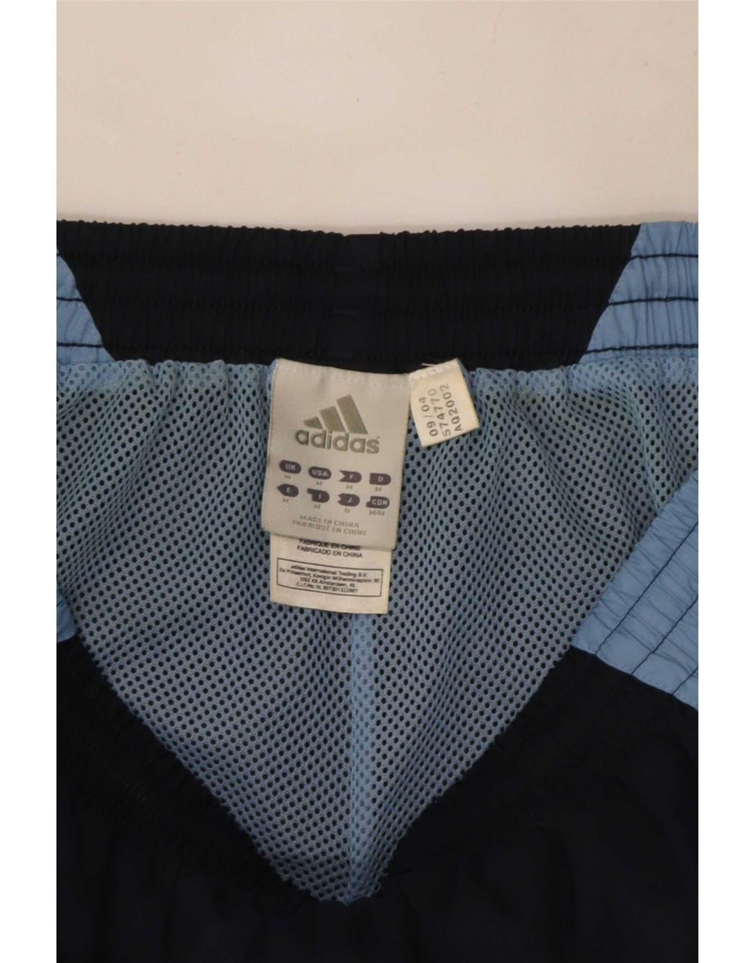 Adidas Herren-Badeshorts, mittelgroß, marineblau, Colourblock-Polyester