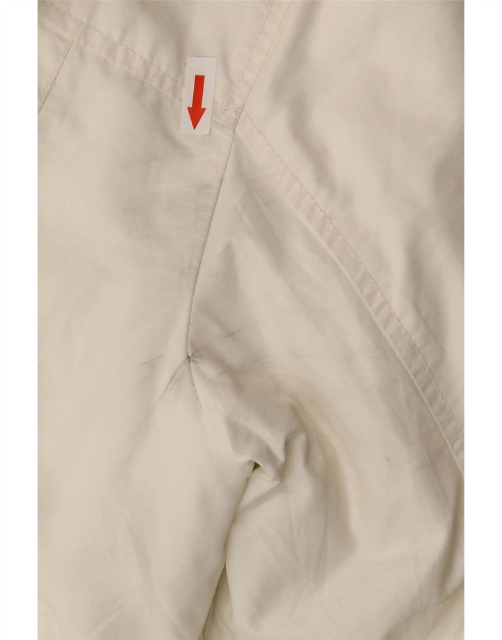 Playlife Wattierter Damenmantel mit Kapuze, UK 14, mittelweiße Baumwolle