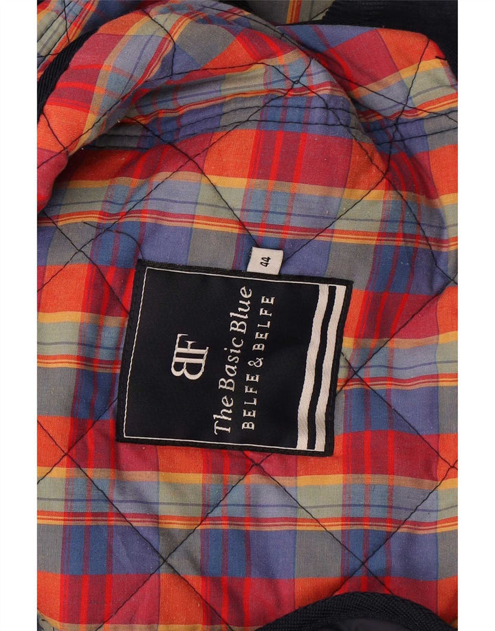 Belfe & Belfe Herren-Steppjacke IT 44 Mittelmarineblaues Polyester