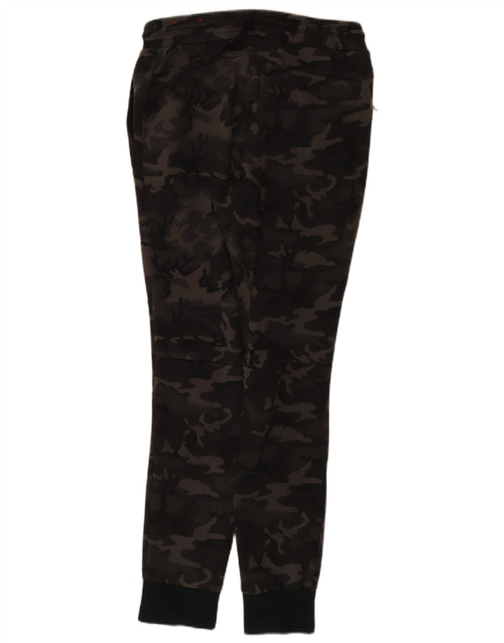 Nike Herren-Trainingshose, Jogginghose, Größe S, schwarze Camouflage-Baumwolle