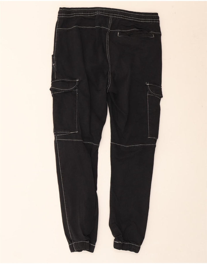 Zara Herren-Jogger-Cargohose, Größe M, W31, L26, Marineblau, Baumwolle