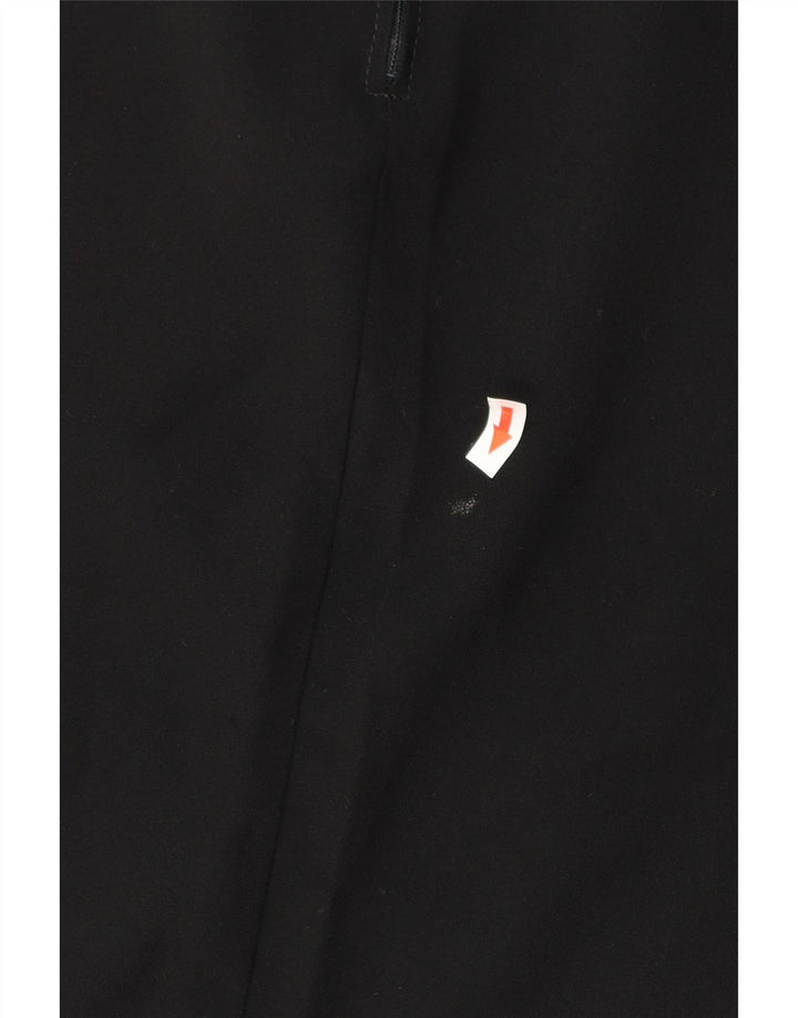 Benetton Damen Midirock IT 44 Medium W28 Schwarz Polyester