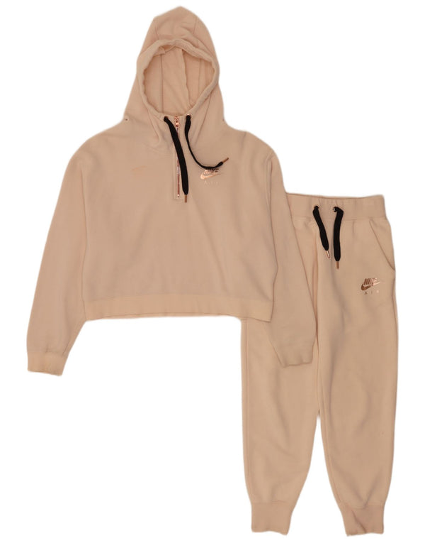 Nike Womens Hooded Relaxed Fit Full Trainingsanzug UK 10 Small Pink Sports