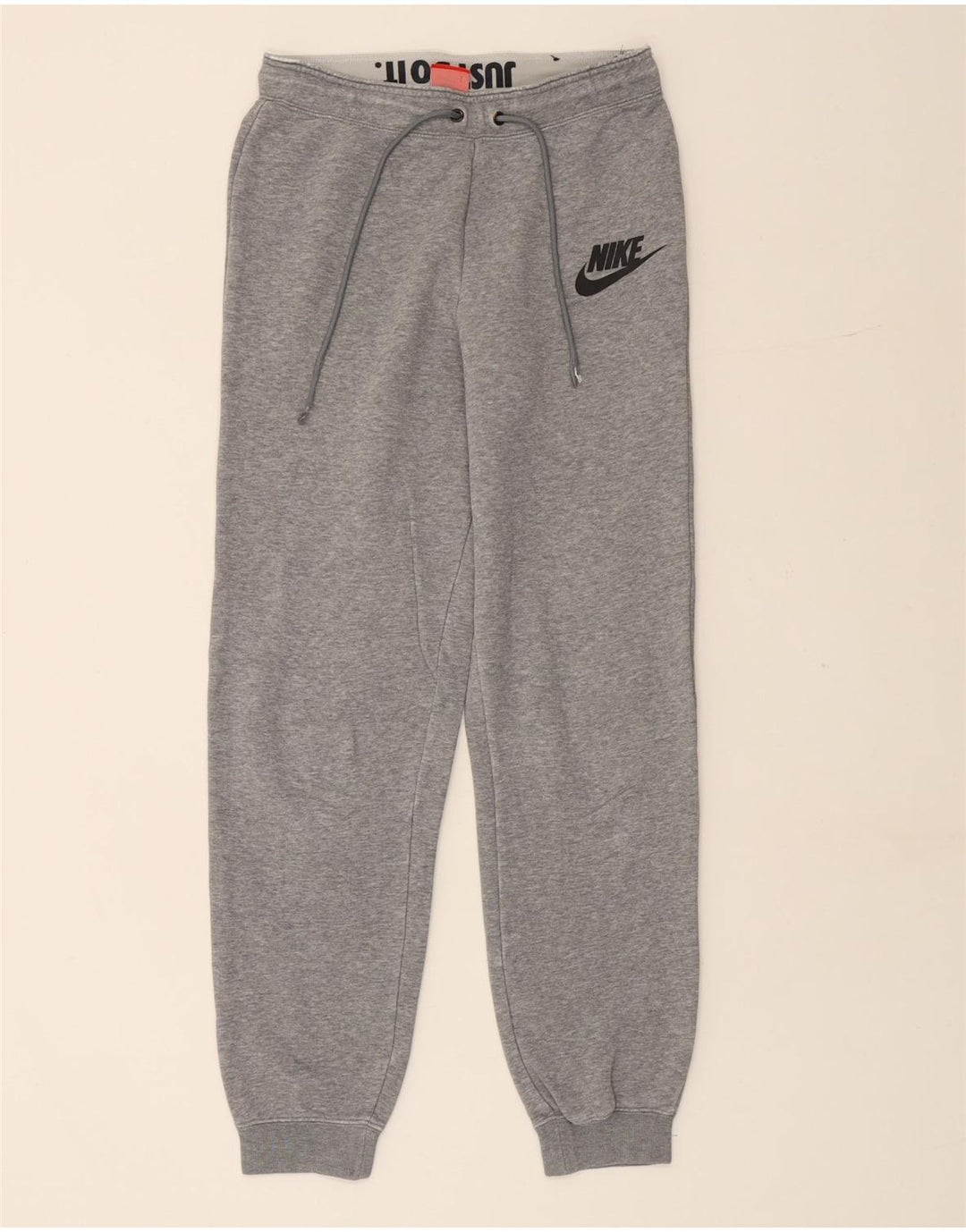 NIKE Herren-Trainingshose, Jogginghose, Größe S, Grau, Baumwolle