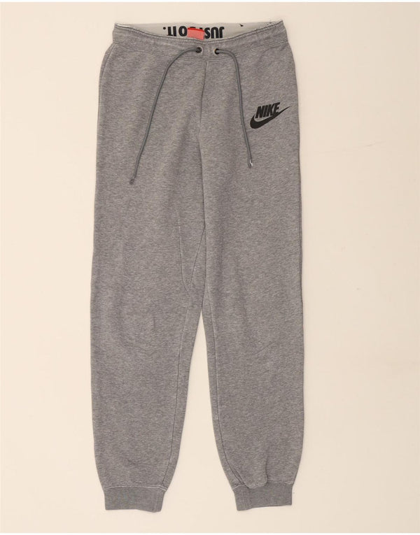 NIKE Herren-Trainingshose, Jogginghose, Größe S, Grau, Baumwolle