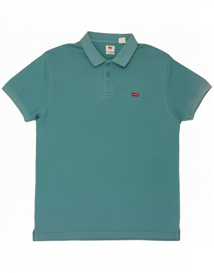 Levi's Herren-Standard-Poloshirt, große blaue Baumwolle
