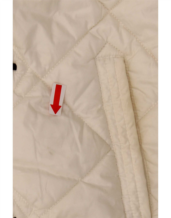 Adidas Damen Wattierte Jacke EU 34 Small White Sports