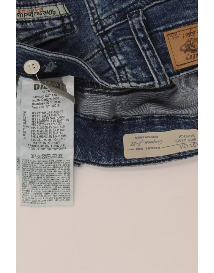 DIESEL Mädchen Grupeen-J-El Super Slim Skinny Jeans 15–16 Jahre W32 L32 Blau