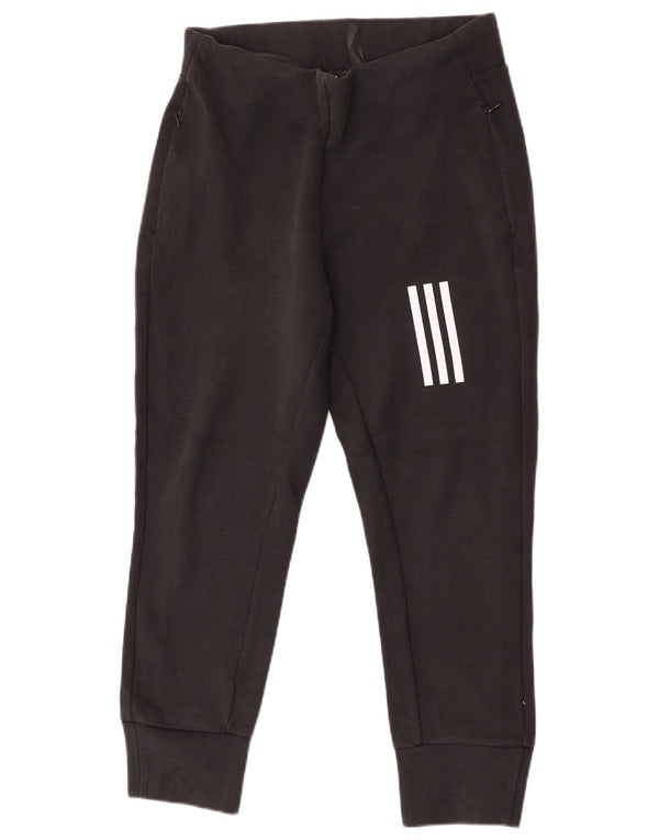 Adidas Damen Trainingshose Jogger UK 12/14 Mittelschwarze Baumwolle