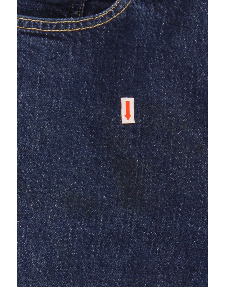 LEVI'S Herren 502 Tapered Jeans W34 L30 Marineblau Baumwolle