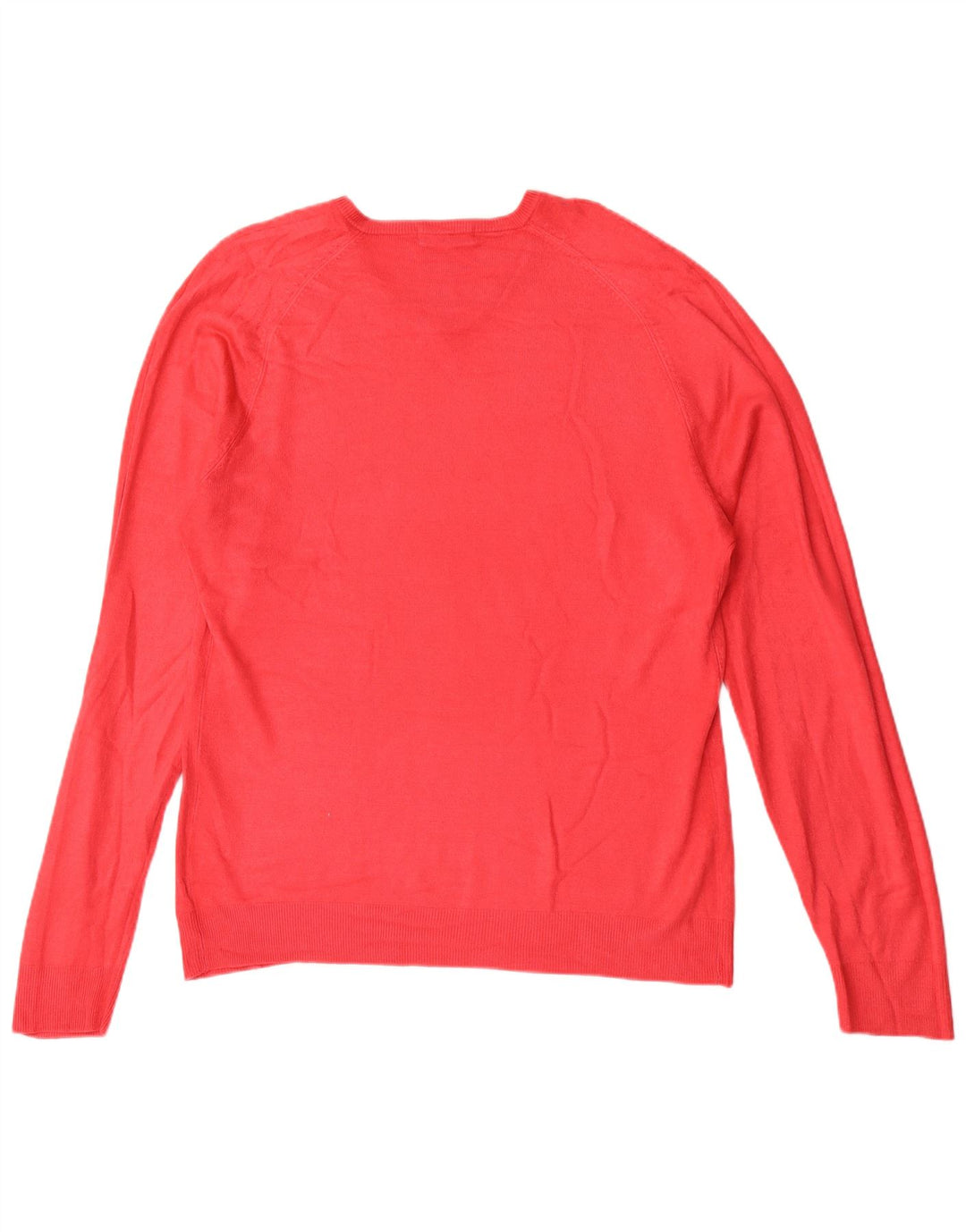 Marks & Spencer Herren Autograph Pullover mit V-Ausschnitt, groß, rot, Acryl
