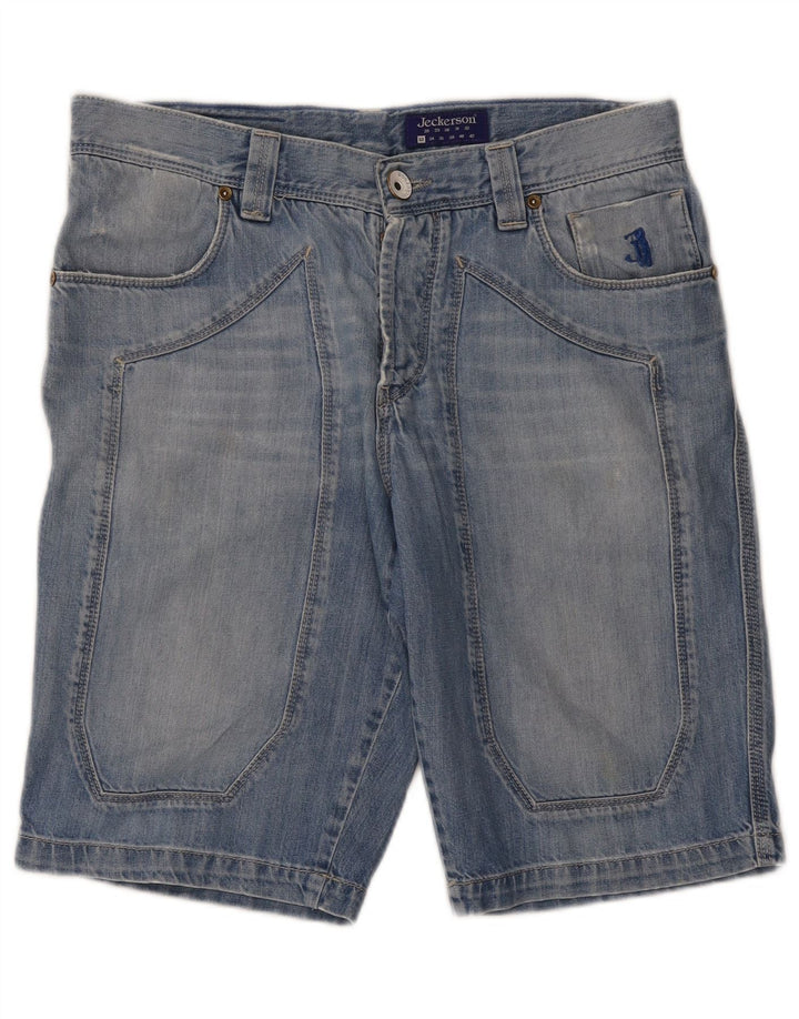 Jeckerson Herren Jeansshorts W33 Mittelblau