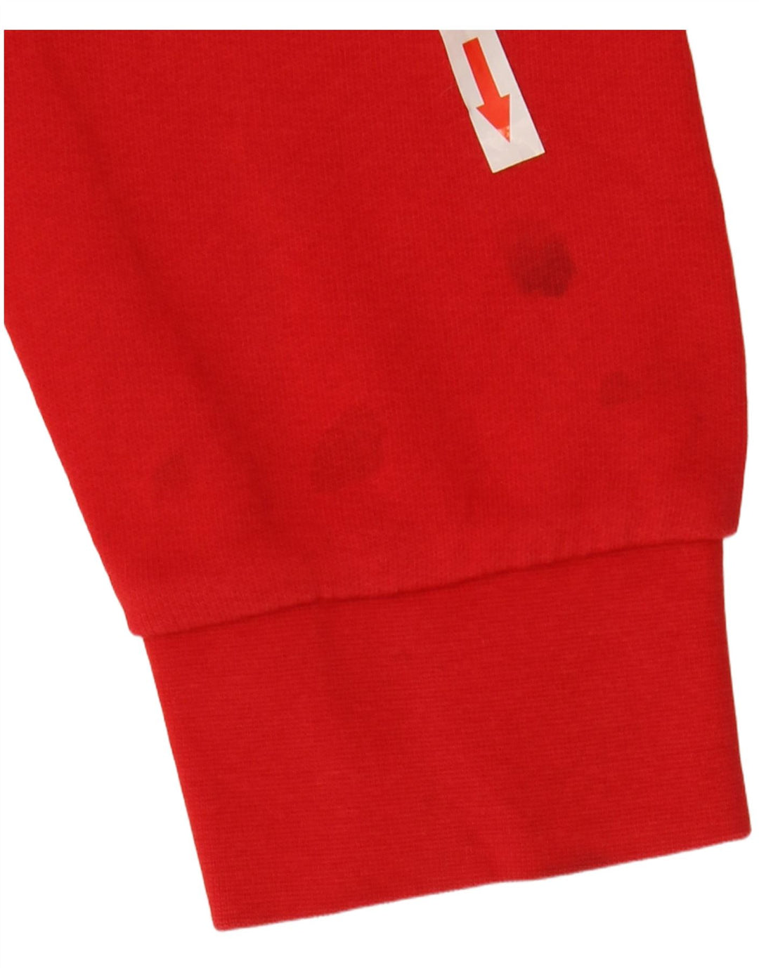 Lee Womens Graphic Regular Fit Sweatshirt Pullover UK 14 Mittelrote Baumwolle