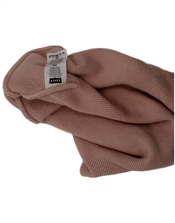 Levi's Damen-Beanie-Mütze, Einheitsgröße, rosa Acryl