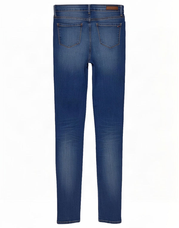 Tommy Hilfiger Damen Como Skinny Jeans W29 L32 Blaue Baumwolle