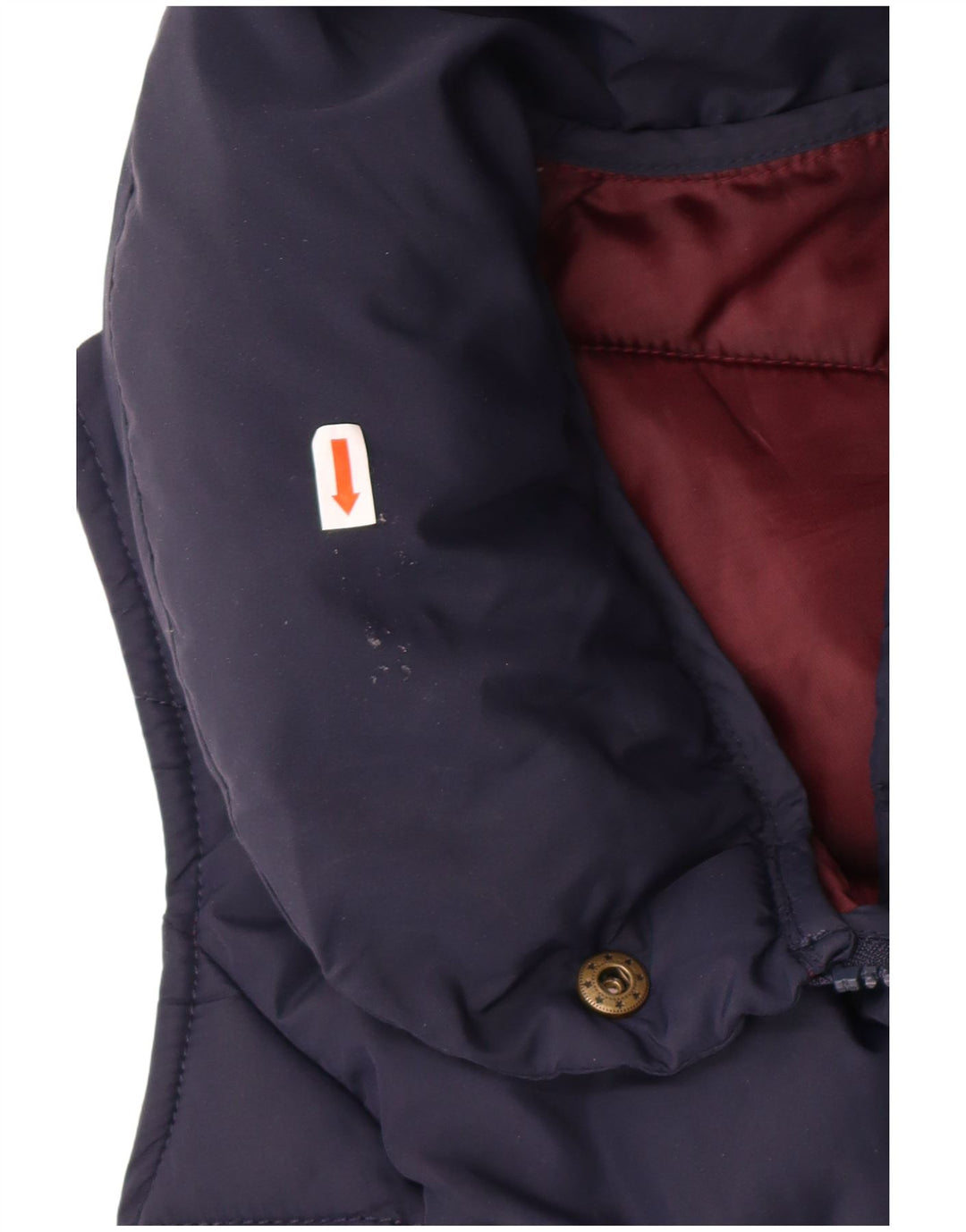 JOULES Womens Padded Gilet UK 14 Medium Navy Blue Polyester