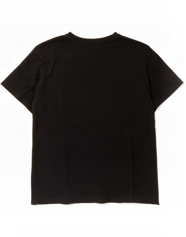 Mustang Grafik-T-Shirt für Damen, UK 16, Größe L, Schwarz, Baumwolle