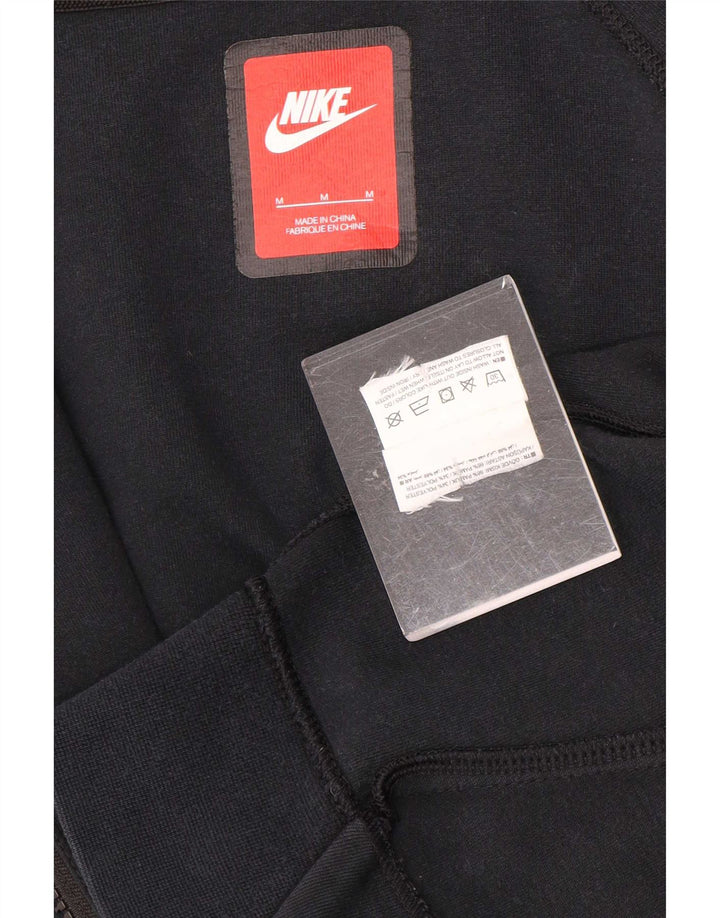 Nike Herren-Kapuzenpullover mit Reißverschluss, mittelschwarz, Baumwolle