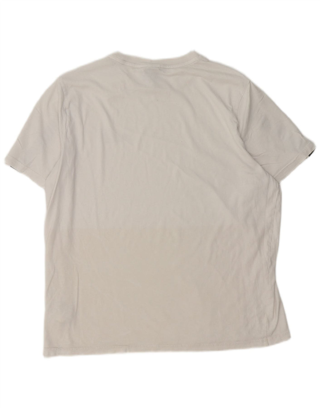 PUMA Herren Grafik-T-Shirt-Oberteil, groß, weiße Farbblock-Baumwolle
