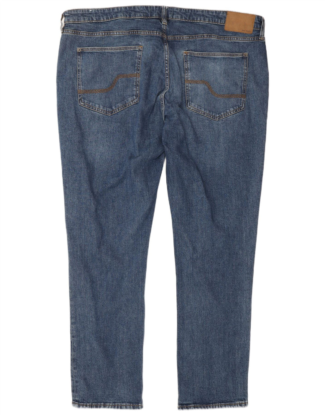 FAT FACE Herren Slim Jeans W42 L34 Blaue Baumwolle
