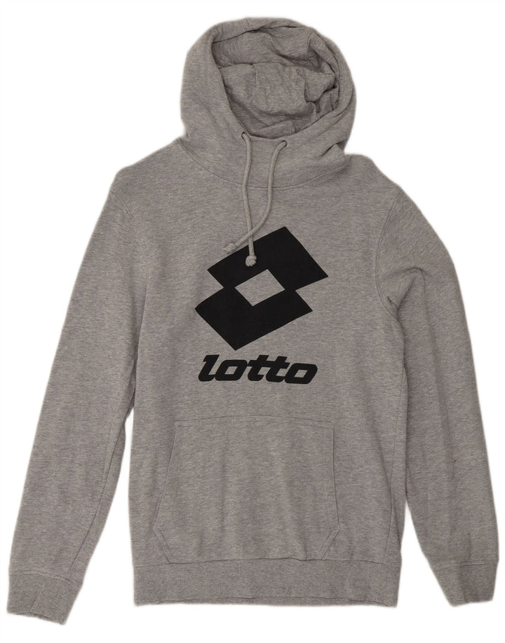 Lotto Herren Graphic Hoodie Pullover 2XS Grau