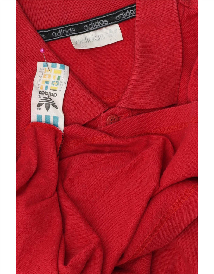 Adidas Herren Poloshirt UK 40/42 Mittelrot