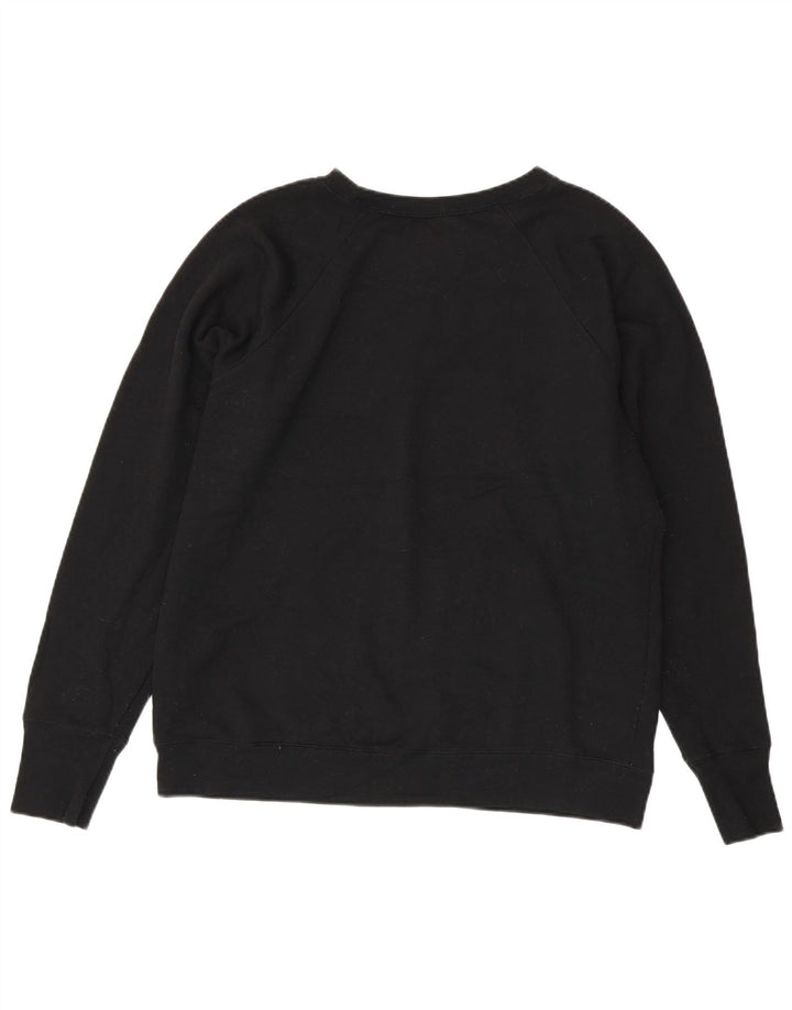 CHAMPION Damen Grafik-Sweatshirt-Pullover UK 18 XL Schwarz Polyester