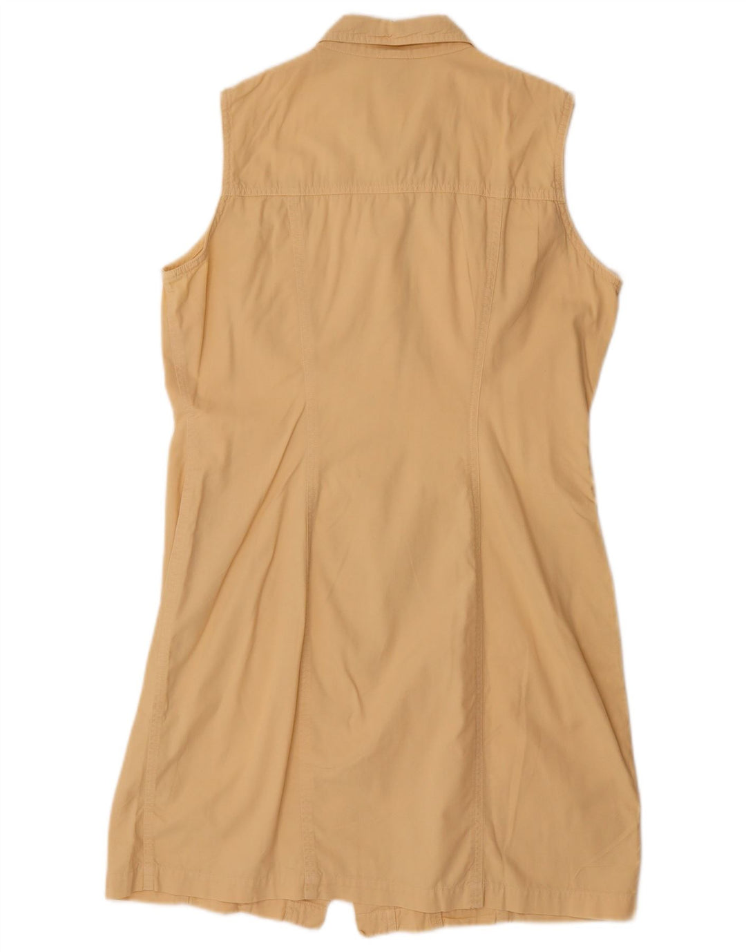 Colmar Damen ärmelloses Hemdkleid IT 46 Large Beige