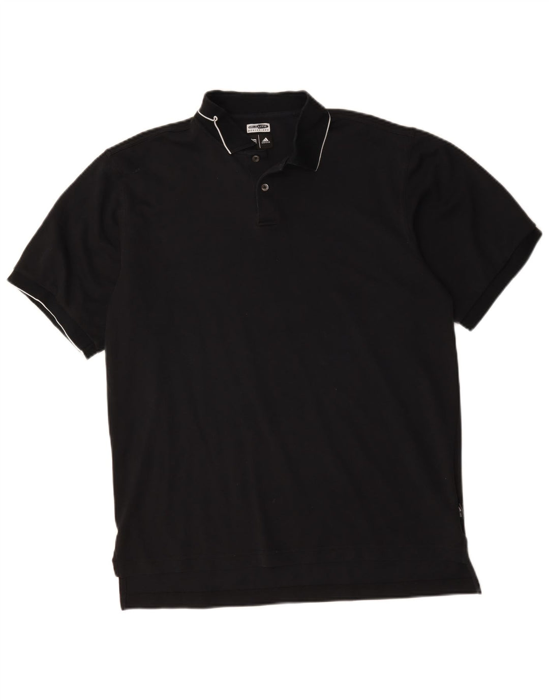 Adidas Herren Climalite Poloshirt Große schwarze Baumwolle