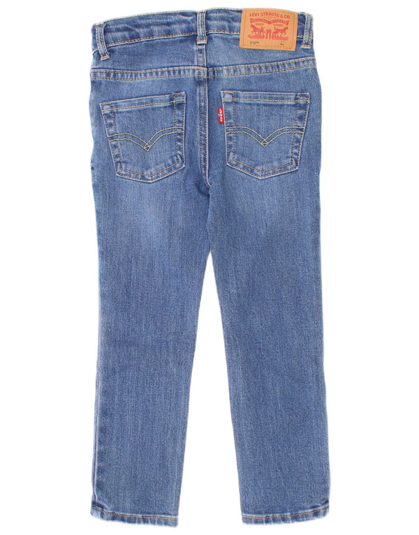 Levi's Jungen 510 Skinny Jeans 3–4 Jahre W22 L17 Blaue Baumwolle