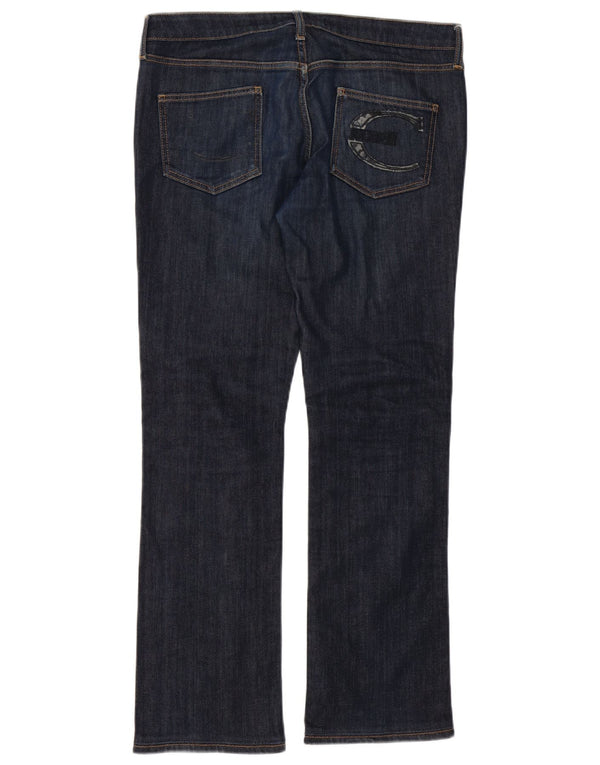 Just Cavalli Womens Bootcut Jeans IT 46 Large W32 L30 Navy Blue